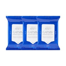 GATSBY 아이스 데오도란트 바디 페이퍼 시트러스 10매 3개