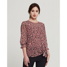 올리비아로렌 프린트 블라우스 VOCNLVM5151