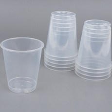 카페 캠핑용 다회용 플라스틱컵 10P 투명 아이스컵 테이크아웃 잔