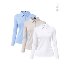 데니스골프 26SS 여성 시그니처 긴팔카라티 NARSLTS051