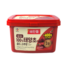 해찬들 맛있게 매운 태양초 골드 고추장, 3개, 1.9kg