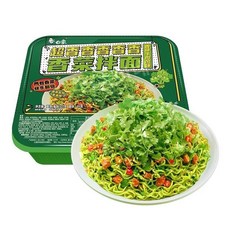 고수 라면 간편한 즉석 라면 향긋한 고수 맛 신제품 박스형 건면, 고수 국수 107g, 12개
