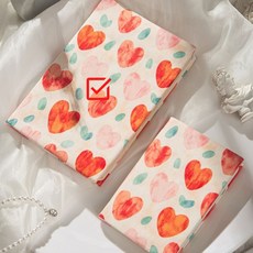 愛心布書套 A5 A6 尺寸 寶寶手冊 媽媽手冊 筆記本 手帳本, 1個, A5-大