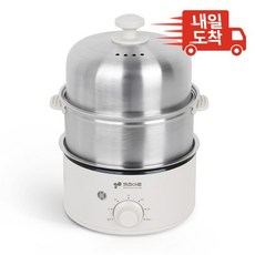 [내일도착] 계란찜기/스텐/2단/타이머 KA-8125C2, 없음