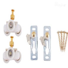 베네몰 존슨롤러베어링 소 2개입 나무문롤러