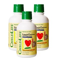 [정품보장]차일드라이프 액상칼슘 마그네슘 CHILDLIFE 474ml X 3병, 3개