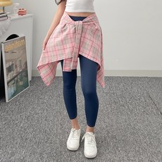 댄마샵 여성 체크 힙스카프 줌바 댄스복 하의 치마 힙커버 에어로빅복