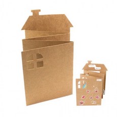 글로벌이지 뚝딱 북아트 단품 집모양, 1개, 상세페이지 참조