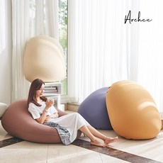 아르셰 모찌 빈백 등쿠션 1인 소파, 아이보리