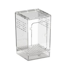 樹棲守宮昆蟲樹蛙通用 透明通風易清潔寵物箱, 1個, 樹棲飼養箱【超取or店到店限2組】