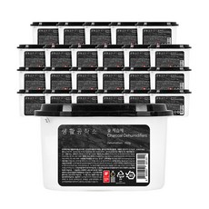 [생활공작소] 숯 제습제 520ml (24개입/1box) (습기제거/곰팡이방지)