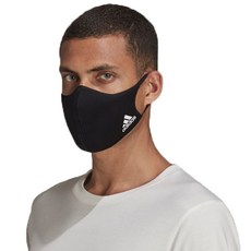 adidas 愛迪達 口罩 3入, Black