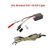 자이로 리시버 제어 시스템 자동차 보트 탱크 취미 리모컨, 1개, 1. 10A ESC with 4LED