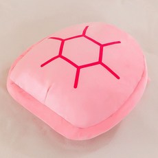 거북이 등딱지 입는 등쿠션-60cm 낮잠 쿠션 등껍질, 핑크