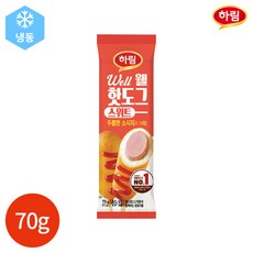하림 웰 핫도그 스위트, 70g, 7개