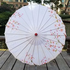 우산 악세사리 소품 전통공예 양산 대나무 양산우산, 반쯤 닳음, 준뷰티실크