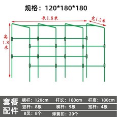 대형 애플수박 지지대 작두콩 지주대 오이 주말농장 농장, 16지름 120폭x180길이x180높이, 특대, 1개