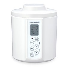 日本製 優格機 YS-02 TANICA x HARIO 聯名款 玻璃製 溫度調節 酸奶機 納豆 發酵食品, 1個, 白/一般款/樹脂製容器, 白/一般款/樹脂製容器