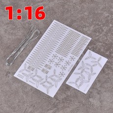 스케일 모델 키트 릴리 꽃 식물 모형 모래 테이블 룸박스, 1개, 2. Scale 1-16