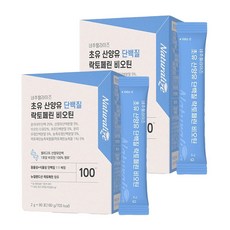 락토페린 비오틴이 함유된 네추럴라이즈 산양유 초유 단백질 2g x 90포 2박스, 180g