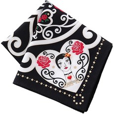 Anna Sui 日本製 平井涼子 棉質 娃娃蝴蝶 方巾 手帕 2202
