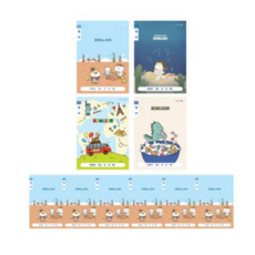 모닝글로리 초등 넓은칸 영어노트, 랜덤, 30개