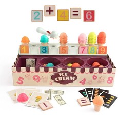 탑브라이트 아이스크림 가게놀이- 숫자놀이, 1개, 단품
