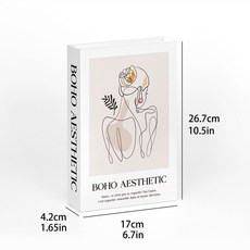 닷닷 오픈가능 감성 유니크 모형책 소품 리모컨 정리함 인테리어책 보관함, 04