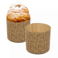 크리스마스 이탈리아빵 베이킹 종이 원형 몰드 파네토네 중, 1세트, 100개입