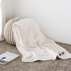 마켓비 담요 시리즈, 01 VARISTA 담요 70x100 화이트/스카이블루