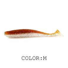 Supercontinent Shiner 5cm 낚시는 부드러운 미끼를 유혹합니다. 인공 큰 파이크를 연결하기, 14 M, 02 100mm 7pcs