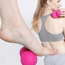 마사지볼땅콩볼 2구 땅콩볼 근막이완 지압 허벅지마사지 피넛형, 상세페이지 참조