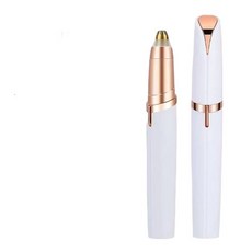 電動修眉刀 女士專用剃眉毛腋毛自動修眉神器 安全防颳傷 新手颳眉儀, 【白色】,快速修眉+升級機芯+可水洗刀頭