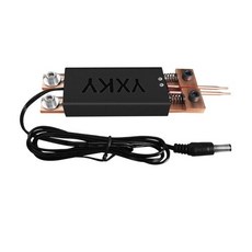 미니 스폿 용접기 조정 가능한 핸드 헬드 디지털 디스플레이 18650 리튬 배터리 니켈 스트립 용접용 11 기어, 6) Black, 1개