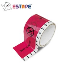 【王佳ESTAPE】留邊保密封箱膠帶 (防拆封 防偽 拆封顯跡), 1個, 70mm x 10M