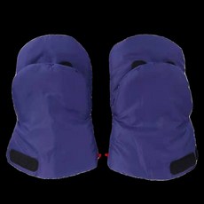 유모차 방한장갑 겨울용 보온 핸드워머 손잡이커버, 1개, 블루