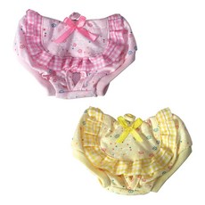 쏘아베 럭셔리 강아지 애견 생리 에티켓 팬티 옐로우, 옐로우M, 중형, 1개, 1개입