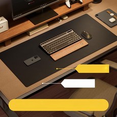 포리움 스텐테이블매트 테이블매트 매트 식탁보, S1-스타리블랙 [앞가죽 뒷코르크], 45x120cm