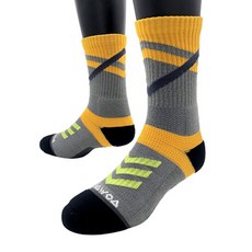 WOAWOA 能量激發登山襪 高筒, 1個, M(22-24cm)大地黃-單雙