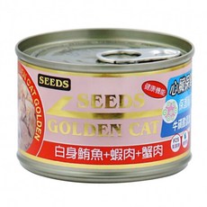 惜時 GOLDEN CAT 健康機能特級金貓大罐, 鮪魚 + 蝦肉 + 蟹肉, 170g, 24罐