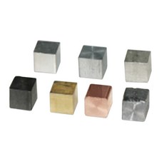 비중 측정 물체 7종 세트 1cm 입방체 정육면체 과학 밀도 실험용 아르키메데스 원리 부력 중력 교재