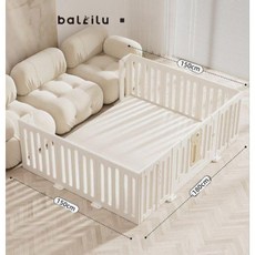 유아 안전가드 아기 울타리 구조에 맞게 원하는 스타일로 변신, 치즈 화이트 문1+중8+작2+4cm매트