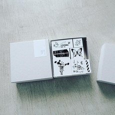 莫莫日貨 Yohaku 原創系列 日本製 Vol.4 木製橡皮印章套組 (日本進口), 1個