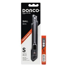DORCO Cutter - 아티스트 및 디자이너를 위한 전문 공예 및 디자인 도구 - 전문 블레이드 사무실 나이프 도구 유틸리티 나이프 스냅 오프 블레이드로 인체 공학적, S403 - Professional (with 11 B