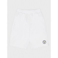 풋볼스탠다드 맨시티 아동용 풀컬러 엠블럼 숏팬츠 화이트