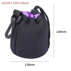 카메라 백팩 크로스백 가방 alloet 방수 유니버설 소프트 네오프렌 dslr 렌즈 파우치 케이스 s m l xl full size protector case for sony, 보라색, 1개