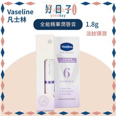 Vaseline 凡士林 全能精華潤唇膏, 1個, 淡紋彈潤 1.8g
