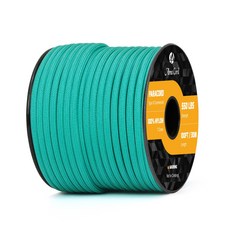 [10+1이벤트] 군용등급 550 파라코드 4mm 30m TypeIII 7심 100%나일론 낙하산 줄 캠핑 야외 활동 DIY 프로젝트, 터키석