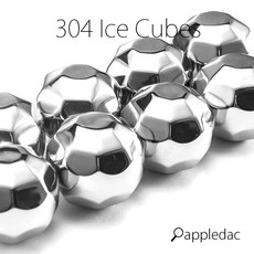 304不鏽鋼冰塊 鑽石造型 金色冰塊 威士忌冰塊 紅酒冰塊 調酒冰塊 交換禮物, 1個, 鑽石款8顆一組送冰盒和冰夾(特價)