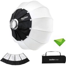 고독스 CS-65D 65cm 랜턴 소프트박스 소프트 라이트 수정기반사식 쉐이딩 스커트캐리백 포함 퀵 셋업 디퓨저 보웬스 마운트 스튜디오 플래시 LED 비디오 라이트와 호환 가능, 65cm|25.59 Inch